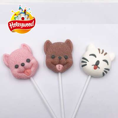 35g animal cat dog shaped colorful flavored sweet hard candy