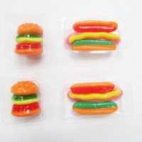 10g Gummy Burger & Hot Dog Candy