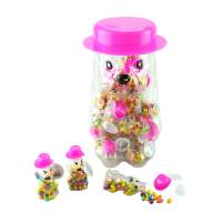 big dog bottle animal toy candy with small dog bottle with fruity compressed candy